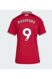 Manchester United Marcus Rashford #9 Jalkapallovaatteet Naisten Kotipaita 2026-27 Lyhythihainen